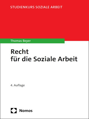 cover image of Recht für die Soziale Arbeit